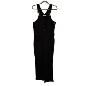Frame‎ Denim Overalls Bib Jumpsuit Denim Black Size L